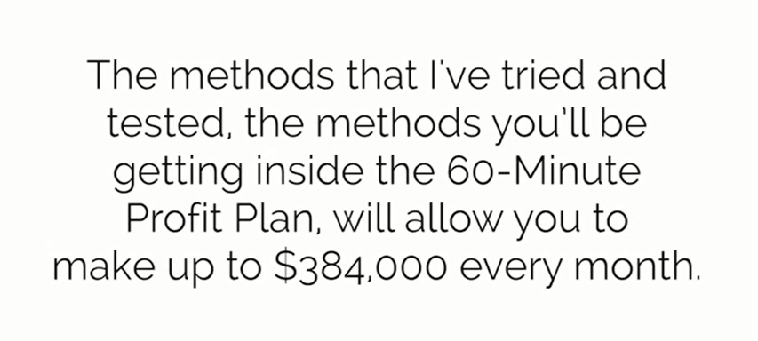 60 minute profit plan