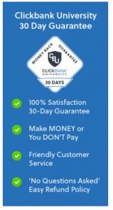 clickbank University 2.0 - guarantee