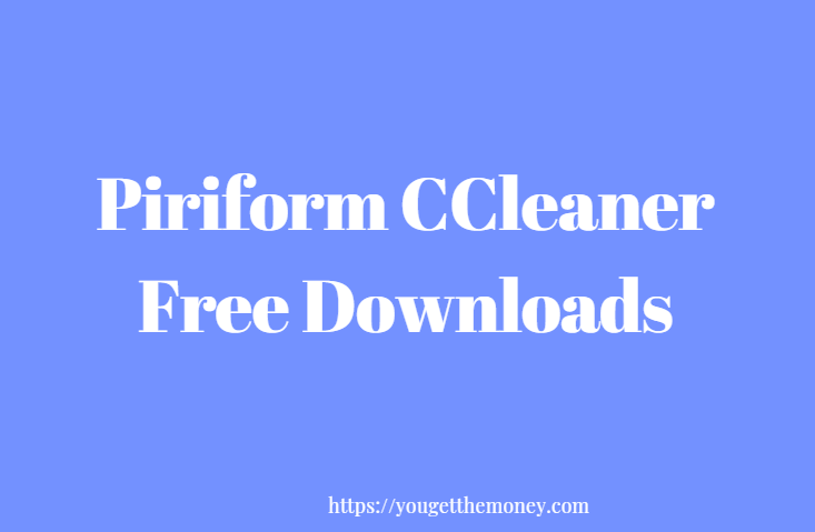 piriform free ccleaner download