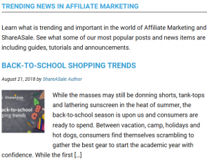 Making Money as Shareasale Affiliate